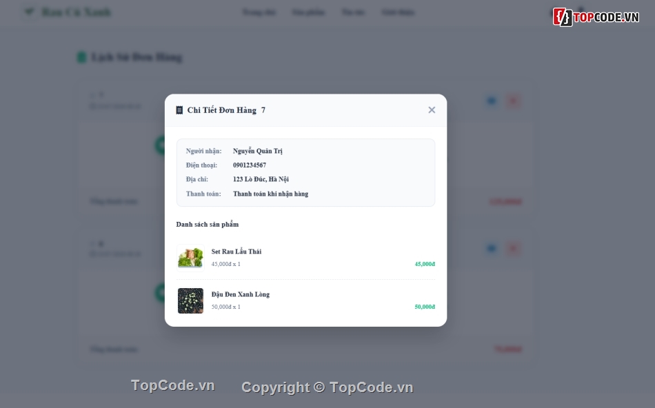Website bán rau,bán rau củ,rau củ